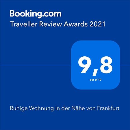 Ruhige Wohnung In Der Naehe Von Frankfurt Келкайм Екстериор снимка